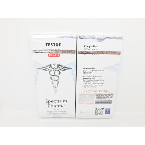 TESTOP 100mg/ml 1ml amp Spectrum Pharma