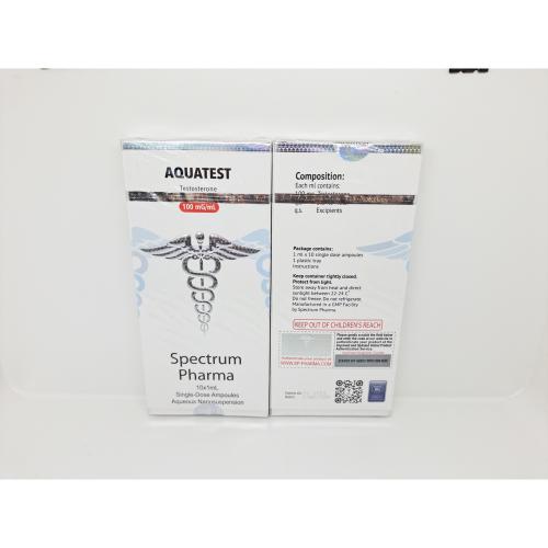 AQUATEST 100mg/ml 1ml amp Spectrum Pharma