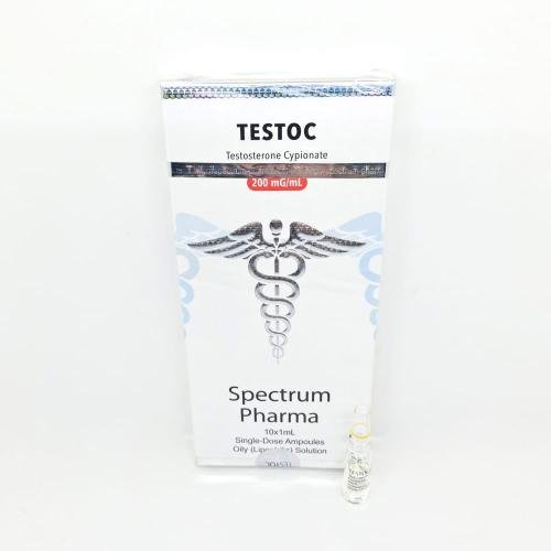 TESTOC 200mg/ml 1ml amp Spectrum Pharma