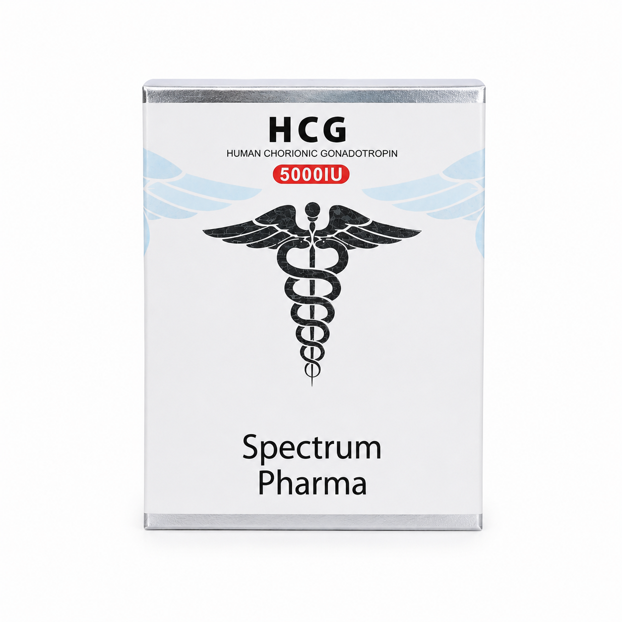 HCG 5000iu Spectrum Pharma box on white background