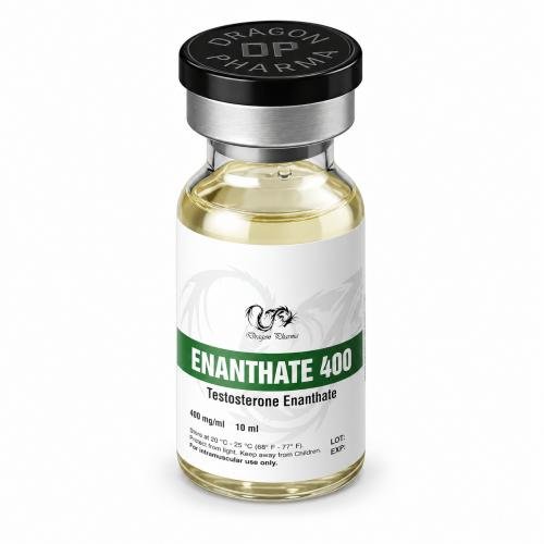 Enantat 400mg/ml 10ml vial on white background
