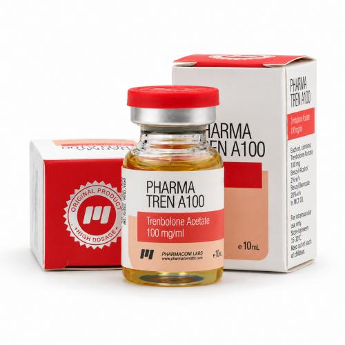 PHARMATREN A (Trenbolone Acetate) 100mg/ml 10ml vial and packages on white background 