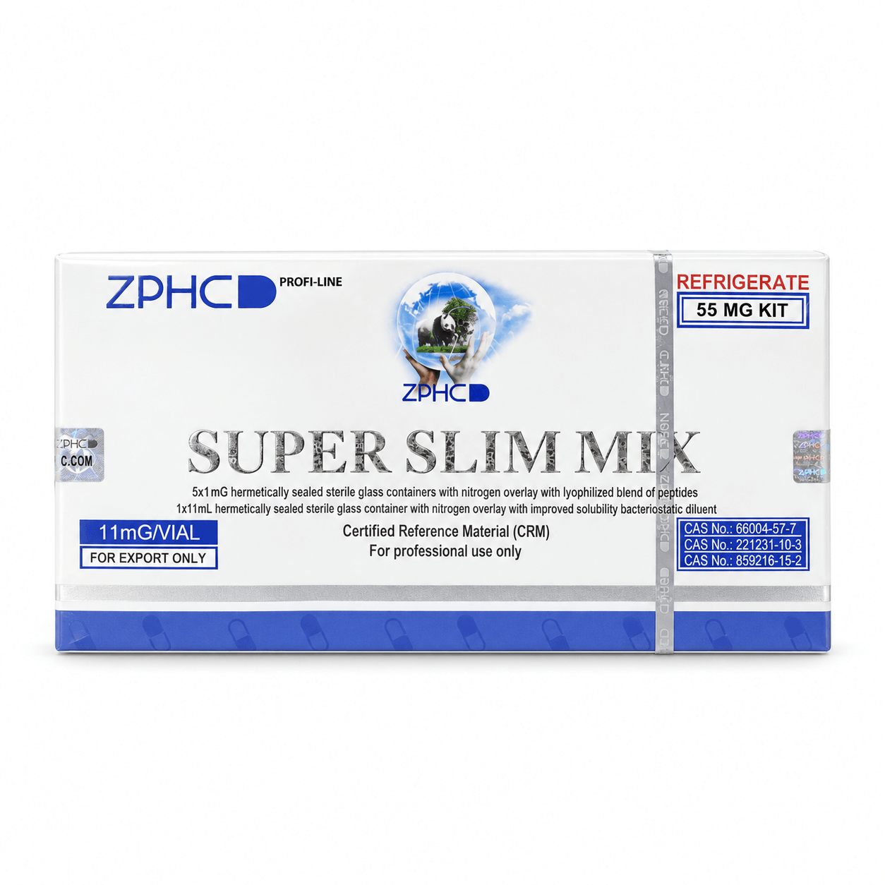 ZPHC Profi-Line Super Slim Mix 55 mg kit in sealed white and blue packaging, displayed on a clean white background.
